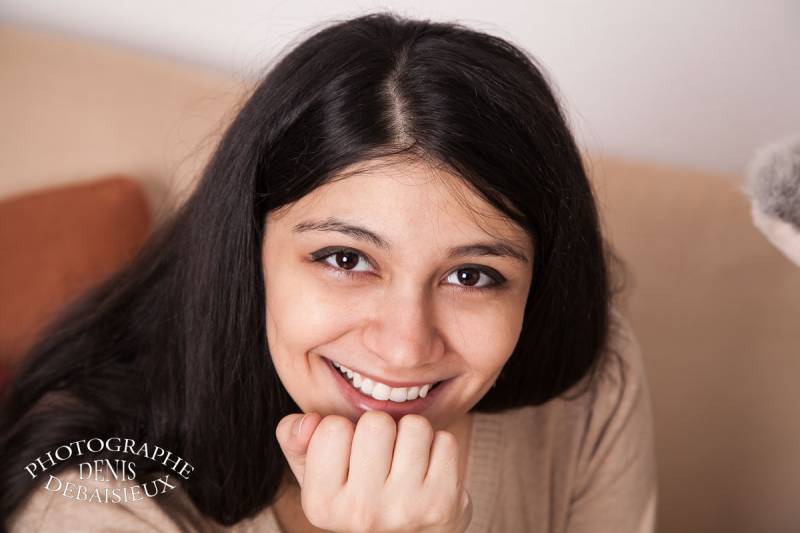 La maman souriante