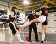 Combat de boxe féminine