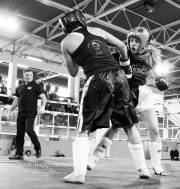 Combat de boxe féminine